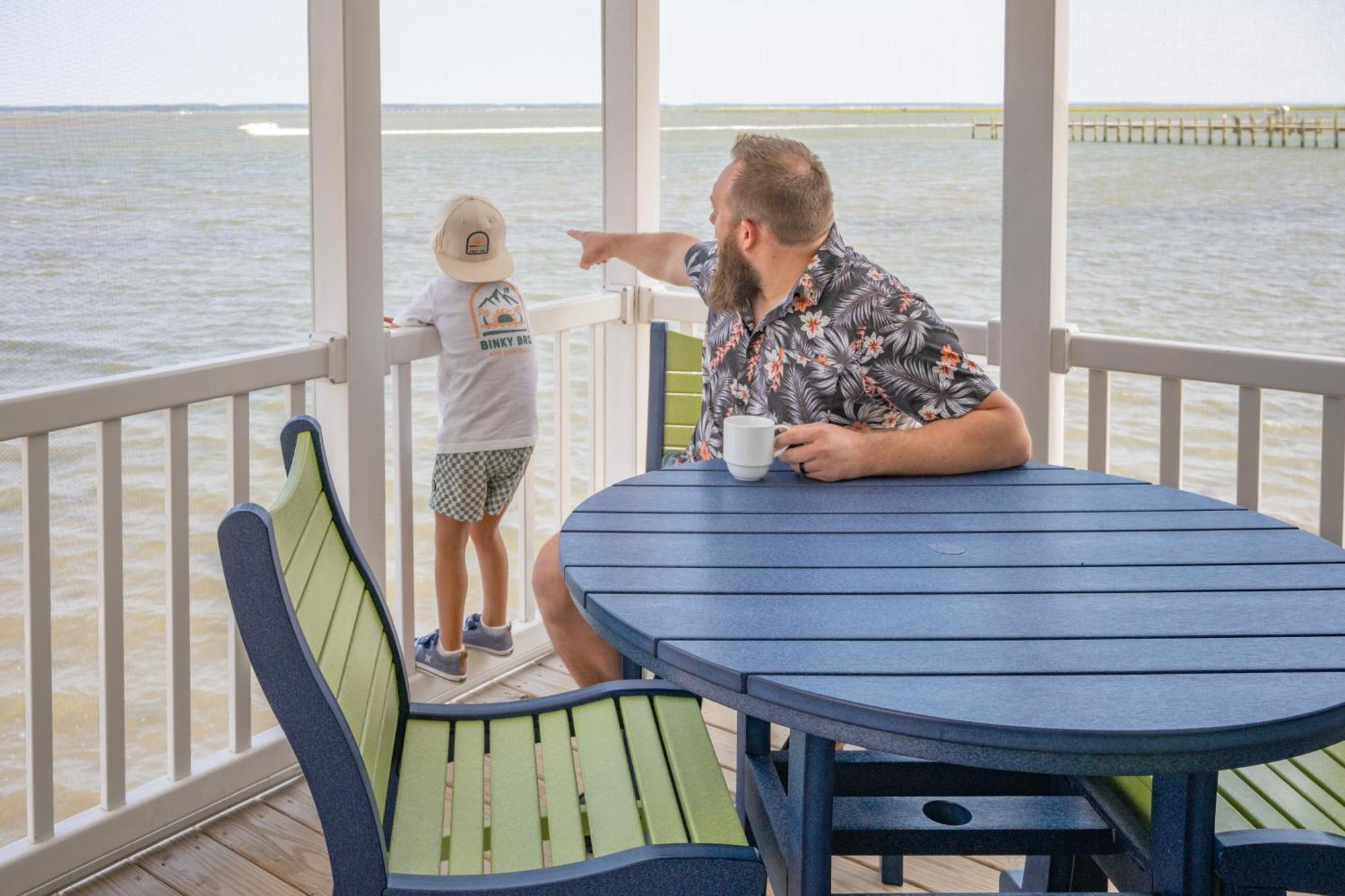 Blufin Bungalows & Marina Chincoteague Pokoj fotografie